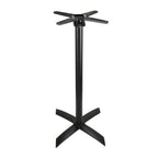 Thumbnail image #1 for G & A Commercial Seating FAH2626 Folding Table Base, 24" x 24" Spread, Dining Height, Indoor/Outdoor, Aluminum