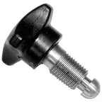 Thumbnail image #1 for AllPoints Foodservice Parts & Supplies Mavrik 221043 Upper Knife Guard Knob & Stud, 1" Diameter x 1-7/8" Long, 3/8" Male Thread, Notched Post