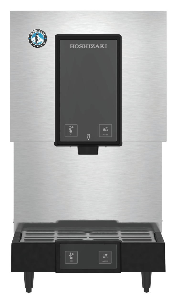Product image #2 for Hoshizaki Countertop Cubelet Ice Maker and Water Dispenser, Air-Cooled, 286 lb/Day, 12 lb Storage, 115V