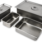 Thumbnail image #1 for Concasse MCT241100 Full-Size Solid Stainless Steel Steam Pan Cover with Handle Case of 12