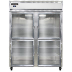 Thumbnail image #1 for Continental Refrigerator 2RESNGDHD Extra-Wide 2-Section Reach-In Refrigerator, 57" Wide, Glass Half-Height Doors, Top-Mount Refrigeration