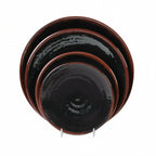 Thumbnail image #1 for Thunder Group Tenmoku 1712TM Round Melamine Plate, 11-3/4" Diameter Case of 2 Dozen