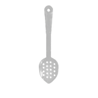Thumbnail image #1 for Thunder Group PLSS113WH Perforated Polycarbonate Serving Spoon, 11", White Case of 6 Dozen