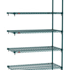 Thumbnail image #1 for Metro Super Erecta SA-1842K3-74-A5 Super Adjustable Super Erecta Wire Add-On Wire Shelving Unit, 42"W x 18"D x 74"H, 800 lb. capacity per shelf, 2000
