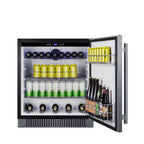 Thumbnail image #2 for Summit Commercial FF27BSSADA ADA Reach-In All-Refrigerator, 4.98 cu. ft., Stainless Steel Door, Black Cabinet