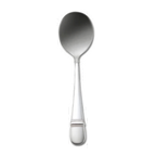 Thumbnail image #1 for 1880 Hospitality Astragal by Oneida® T119SRBF Bouillon Spoon, 6-3/4", Round Bowl, Banded Teardrop Handle, 18/10 Stainless Steel Pack of 1 Dozen