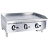 Thumbnail image #2 for Black Diamond 36-Inch Countertop Gas Griddle, Manual Controls, 90,000 BTU, Natural Gas