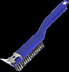 Thumbnail image #2 for Carlisle Sparta® Scratch Brush and Scraper with Carbon Tempered Steel Bristles, Pistol-Grip Handle, 11-1/2 Inch, Blue