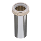 Thumbnail image #1 for AllPoints Foodservice Parts & Supplies 111391 Sink Drain Tailpiece, 1-1/2" NPS, 4" H, Nickel-Plated Brass, Nut & Washer