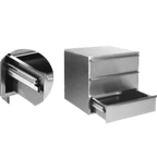Thumbnail image #1 for Eagle Group NTD3 3-Tier Stainless Steel Drawer Assembly, 24"W x 22-1/2"D x 22"H