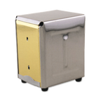 Thumbnail image #1 for Alegacy Foodservice Products 231S Countertop Stainless Steel Napkin Dispenser, Junior Size, 150-Napkin Capacity