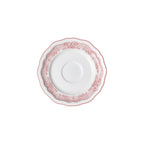 Thumbnail image #1 for Steelite International Folio, Porcelain 62564FP821 Round Porcelain Saucer, 6.5-inch, Willow Rim Rose Case of 2 Dozen