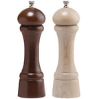 Thumbnail image #1 for Chef Specialties Professional Series Capstan 08402 8-Inch Wood Salt and Pepper Mill Set with Ceramic Grinding Mechanism