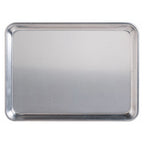 Thumbnail image #1 for Libbey Aluminum Sheet Pan ALUM-14 Quarter-Size Aluminum Sheet Pan, 13", 18 Gauge, Reinforced Wire Rim