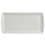 Thumbnail image #1 for Steelite International Folio, Alpha Ceram Parliament 6940E667 Rectangular Porcelain Tray, 8 x 3-3/4 in, Microwave/Dishwasher Safe 1 Dozen