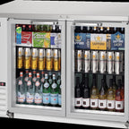 Thumbnail image #5 for Everest Refrigeration EBB48G-SS Two-Section Back Bar Refrigerator, 49-Inch, 14 Cu. Ft., Stainless Steel, 2 Glass Doors