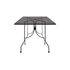 Thumbnail image #1 for Oak Street Diamondback Series OD3030-BAR Indoor/Outdoor Square Bar-Height Steel Mesh Table, 30" x 30", Umbrella Hole