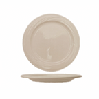 Thumbnail image #1 for International Tableware York Y-7 7-1/4" Round Ceramic Plate, Embossed Rolled Edge Case of 3 Dozen