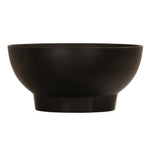 Thumbnail image #1 for Cal-Mil 22485-10-13 Footed Melamine Serving Bowl, 105 oz., Black, 10" Dia. x 4-3/4"H Case of 6