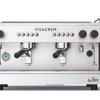 Thumbnail image #1 for F&O Imports Visacrem LA NERA Commercial Espresso Machine, 2 Group, Automatic, Full Size, 13-Liter Boiler