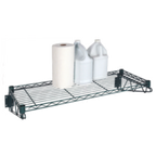 Thumbnail image #1 for 1880 Hospitality Focus Foodservice FWS1448G Wall-Mounted Wire Shelf, Green Epoxy, 48"W x 14"D