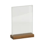 Thumbnail image #2 for Cal-Mil 23185-811-78 Tabletop Card Holder, Walnut, 8.5"W x 3"D x 12.25"H Case of 6