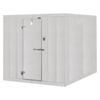 Thumbnail image #1 for Norlake Fast-Trak FTOB87816-X Outdoor Walk-In Cooler, 8' x 16' x 8'7", Remote Refrigeration, Coated Steel, Aluminum Floor