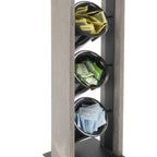 Thumbnail image #2 for Cal-Mil Aspen 3411-110 Metal Gray Cylinder Stand, Accommodates 3 Cylinders, 20-1/2"H