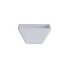 Thumbnail image #1 for Steelite International Creations, Polar White 7064MM205 Square Melamine Bowl, 3 oz, 3 x 3 x 1.5 in, White Case of 6 Dozen