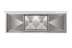 Thumbnail image #5 for KoolMore 84-Inch 2-Compartment Commercial Sink with Dual Drainboards and Legs