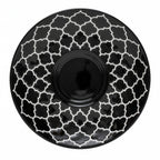 Thumbnail image #1 for Libbey Samira 109972 Round China Saucer, 5-3/4" Diameter, Black Combo