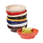 Thumbnail image #1 for G.E.T. GET SD-06-BK Melamine Salsa Dish, 6 oz, Round, Black Case of 4 Dozen