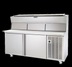 Thumbnail image #6 for Delfield LiquiTec 72-Inch Two-Section Refrigerated Pizza Prep Table with Dual Raised Rails and 6-Pan Capacity