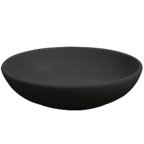 Thumbnail image #1 for Vertex China Elements E-B12-O Oval China Bowl, 38 oz, Matte Black 1 Dozen