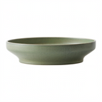Thumbnail image #1 for 1880 Hospitality Moira MO2702023SB 9-Inch Round Stoneware Deep Plate, Smoky Basil 1 Dozen
