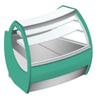 Thumbnail image #1 for GTI Designs MTX-Series MX-30PA Curved Refrigerated Bakery Display Case, White, Double Glass Front, Self-Contained, 2 Shelves, 63 in W
