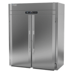 Thumbnail image #1 for Victory Refrigeration UltraSpec™ RIS-2D-S1-HC Two-Section Roll-In Refrigerator, Self-Contained, Stainless Steel Interior & Exterior, Solid Doors
