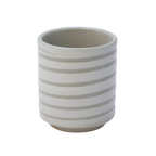 Thumbnail image #1 for Korin Inc TEC-200402 6 oz China Tea Cup, Unhandled, Ash Swirl Design