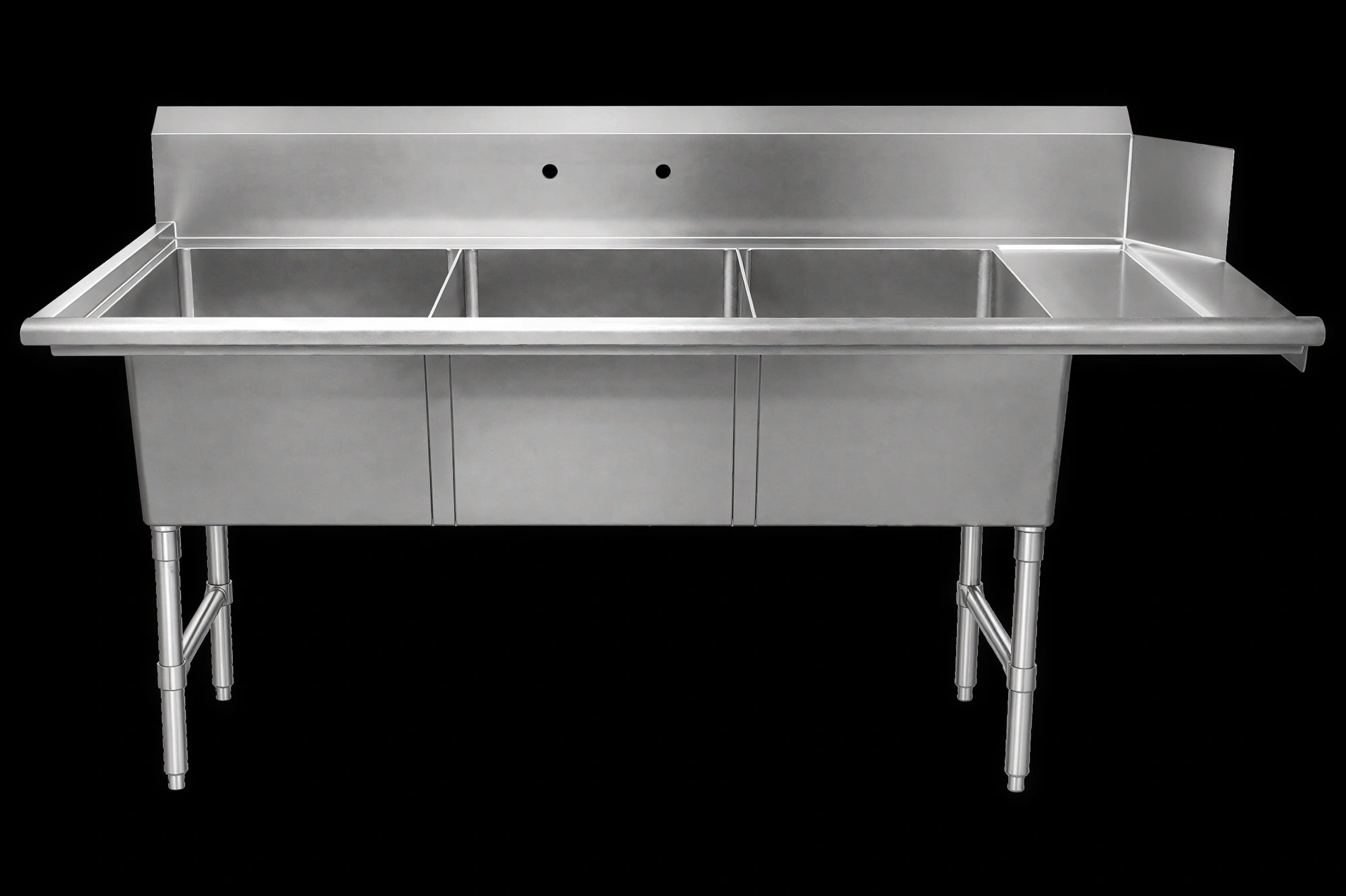 Klinger's Trading SDT31820DL 3-Compartment Corner Sink – USA Restaurant ...