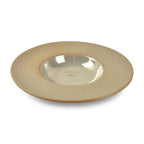 Thumbnail image #1 for Mikasa Hospitality (Lifetime Brands, Inc.) Chic 5315249 Porcelain Deep-Rim Plate, Round, 11.08", Ostra Tan Case of 12