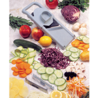 Thumbnail image #1 for Matfer Bourgeat 215040 Mandoline Slicer with Pusher, Adjustable Thickness up to 6 mm, Interchangeable Blades