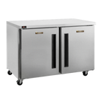 Thumbnail image #1 for Traulsen Dealer's Choice CLUC-48R-SD-LL 2-Section Undercounter Reach-In Refrigerator, 48.25"W, Solid Doors, Stainless Steel, ENERGY STAR
