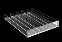 Everest Refrigeration Gravity Shelf and Bottle Organizer for Main Compartment, 16 x 20 1/2 Inches