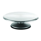 Thumbnail image #1 for Matfer Bourgeat 421501 Revolving Cake Stand, 12" Diameter x 5"H, Aluminum Plate with Cast Iron Stand