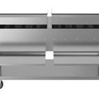 Thumbnail image #5 for Koolmore CGKIT7-G36G36 10-Burner Mobile Propane Charbroiler with Dual 36-Inch Griddle Plates, Stainless Steel