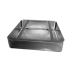 Thumbnail image #1 for Winholt Equipment PRB2020-6 Pre-Rinse Basket with Rack Slide for Dish Tables, NSF, 19.5 x 19.5 x 6 in
