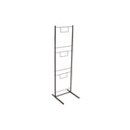 Thumbnail image #1 for G.E.T. Urban Renewal WB-310-MG Floor Stand for 3 Hanging Baskets, Powder-Coated Iron, Metal Gray