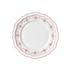 Thumbnail image #1 for Steelite International Folio, Porcelain 62532FP812 9-Inch Round Porcelain Rim Plate, Scalloped Edge, Giselle Rose Case of 2 Dozen