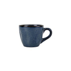 Thumbnail image #1 for Tuxton China Artisan GAN-085 3-1/2 oz Ceramic Espresso Cup with Handle, Night Sky Case of 2 Dozen