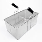 Thumbnail image #1 for Italiana FoodTech, Inc. B11 Full-Size Rectangular Stainless Steel Pasta Basket